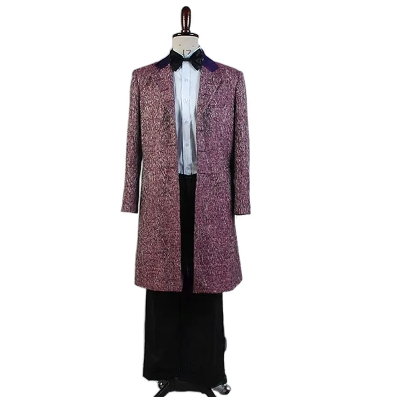 Eleventh Doctor Purple Wool Blend Costume Set