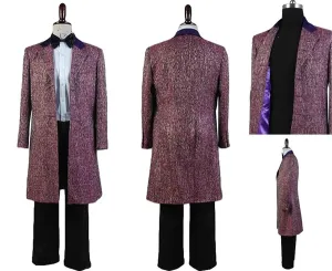 Eleventh Doctor Purple Wool Blend Costume Set
