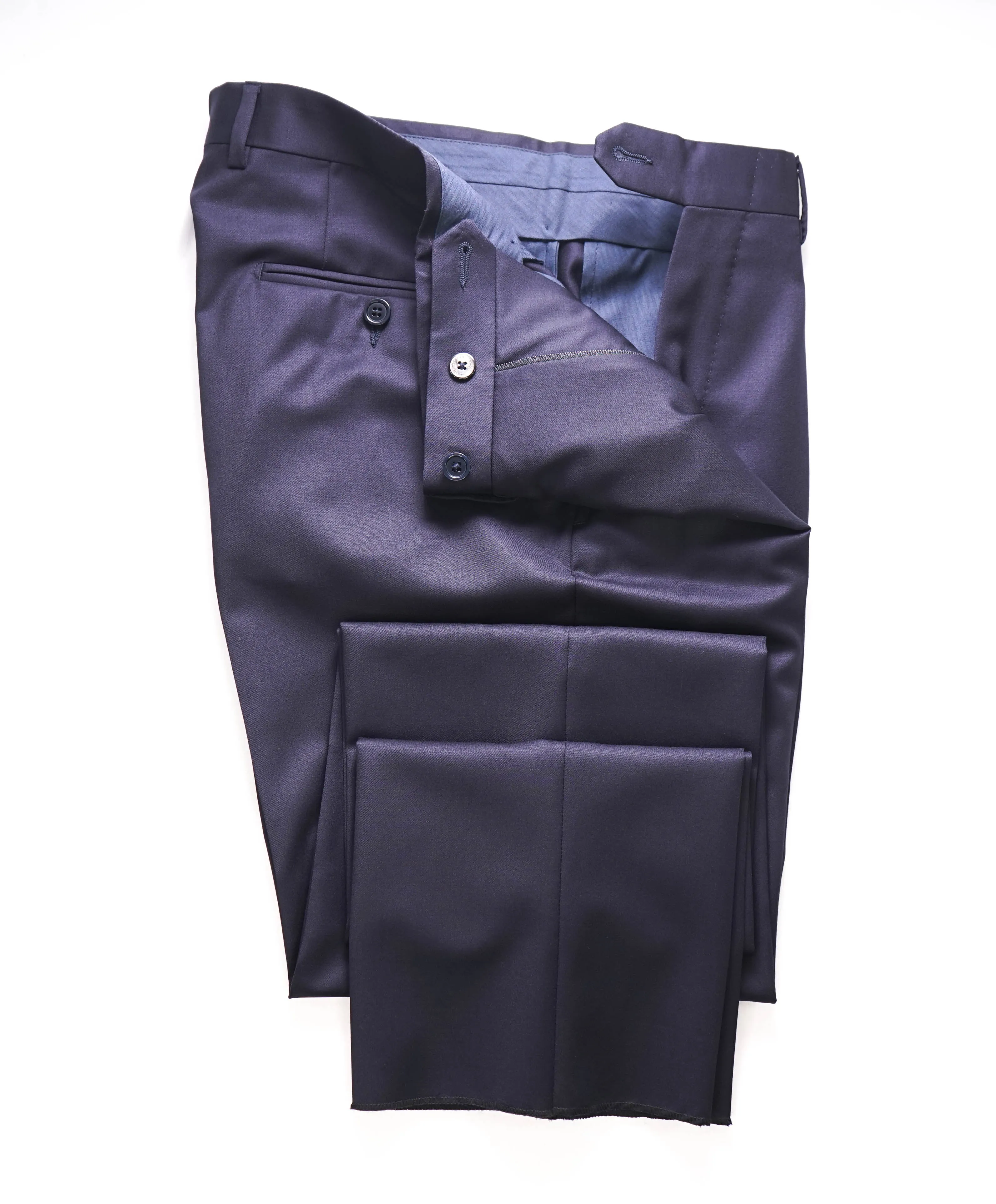 ERMENEGILDO ZEGNA - "MICNVY" Navy Blue Premium Dress Pants - 36W (52EU)