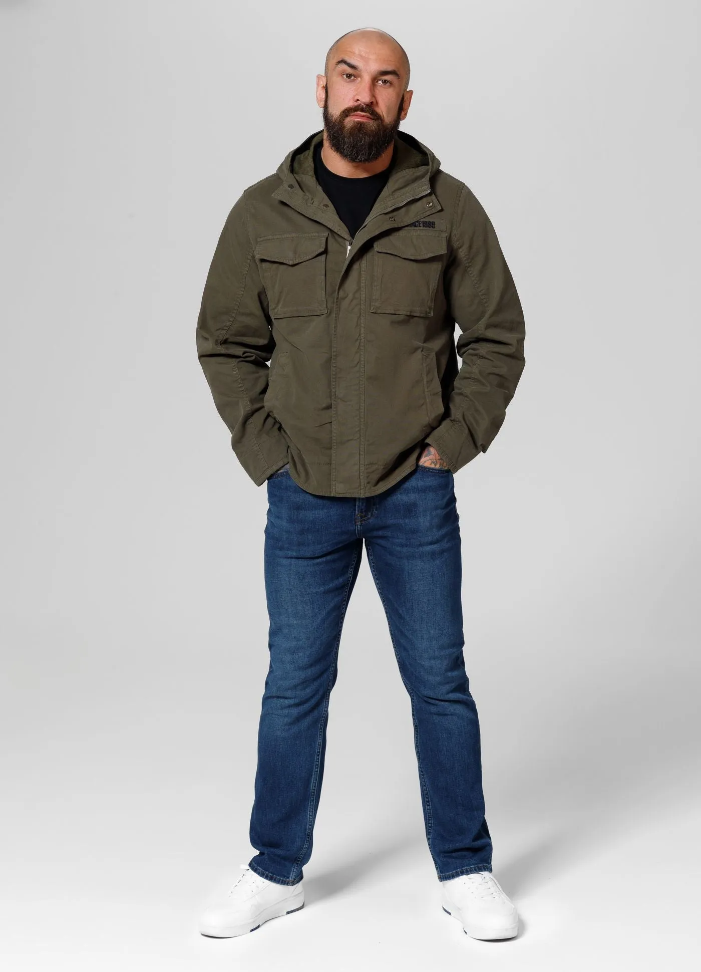 Fallon Military Jacket - Olive