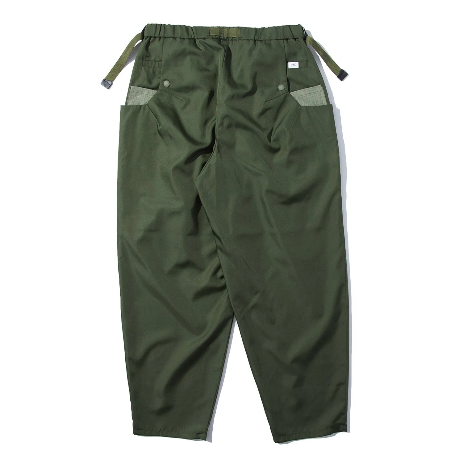 F/CE Men Coolsilver Balloon Cropped Pants Olive