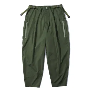 F/CE Men Coolsilver Balloon Cropped Pants Olive