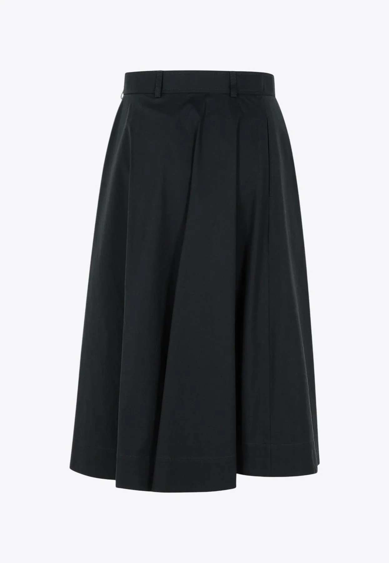 Flared Buttoned Skirt