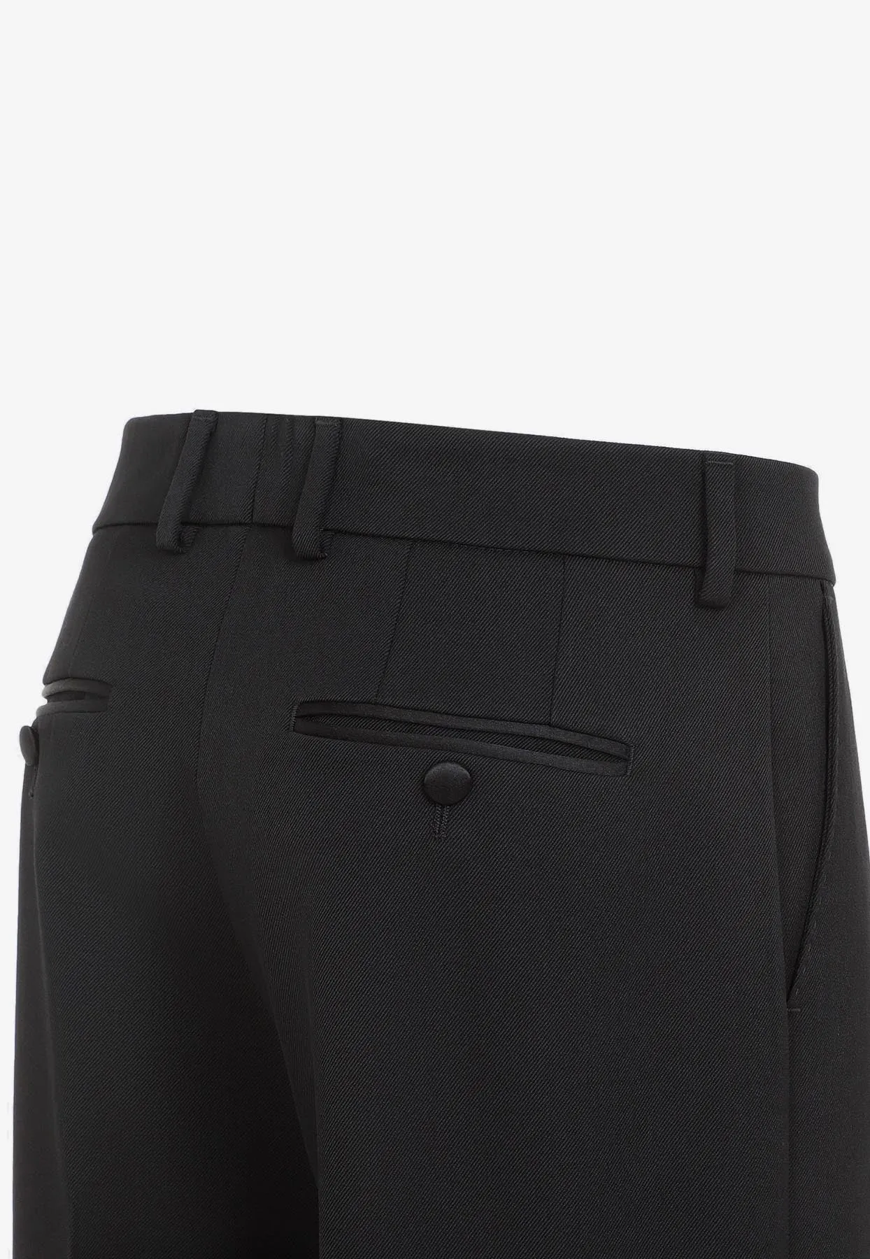 Flared Wool Pants