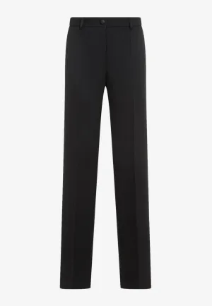 Flared Wool Pants