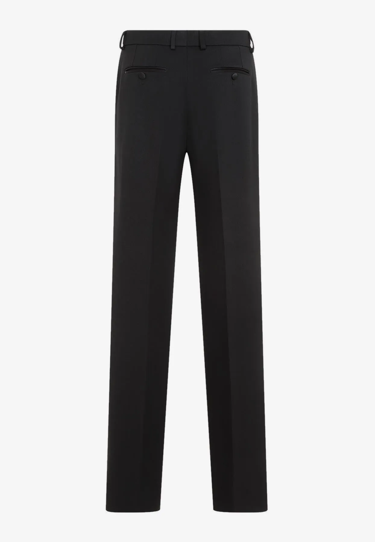 Flared Wool Pants