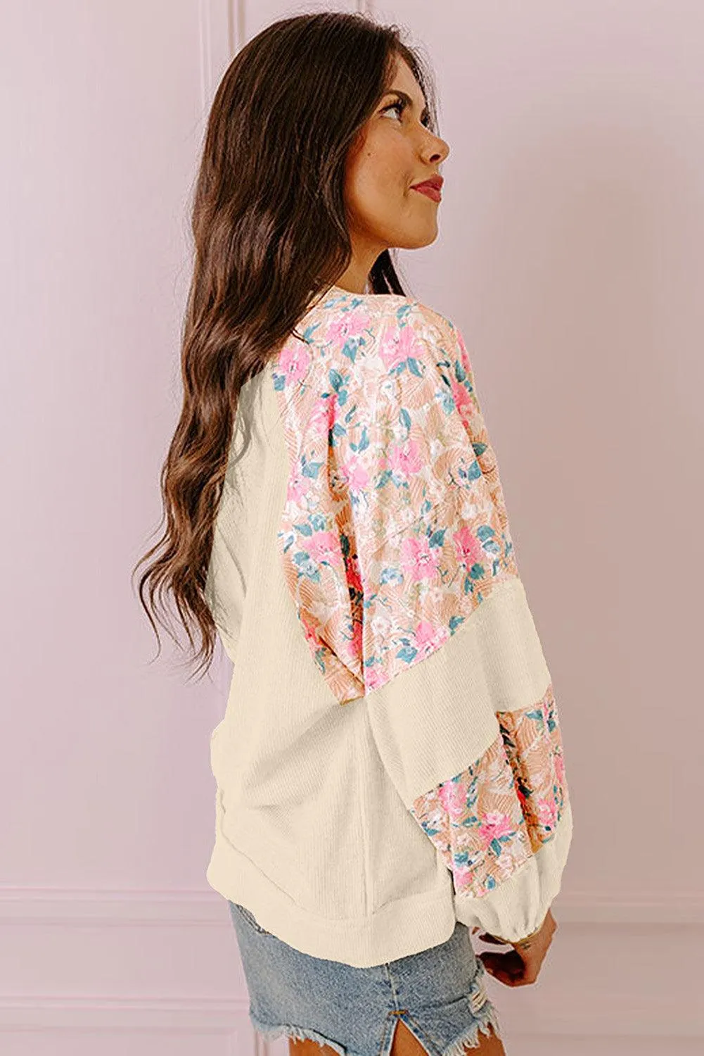 Floral Breeze Long Sleeve Blouse