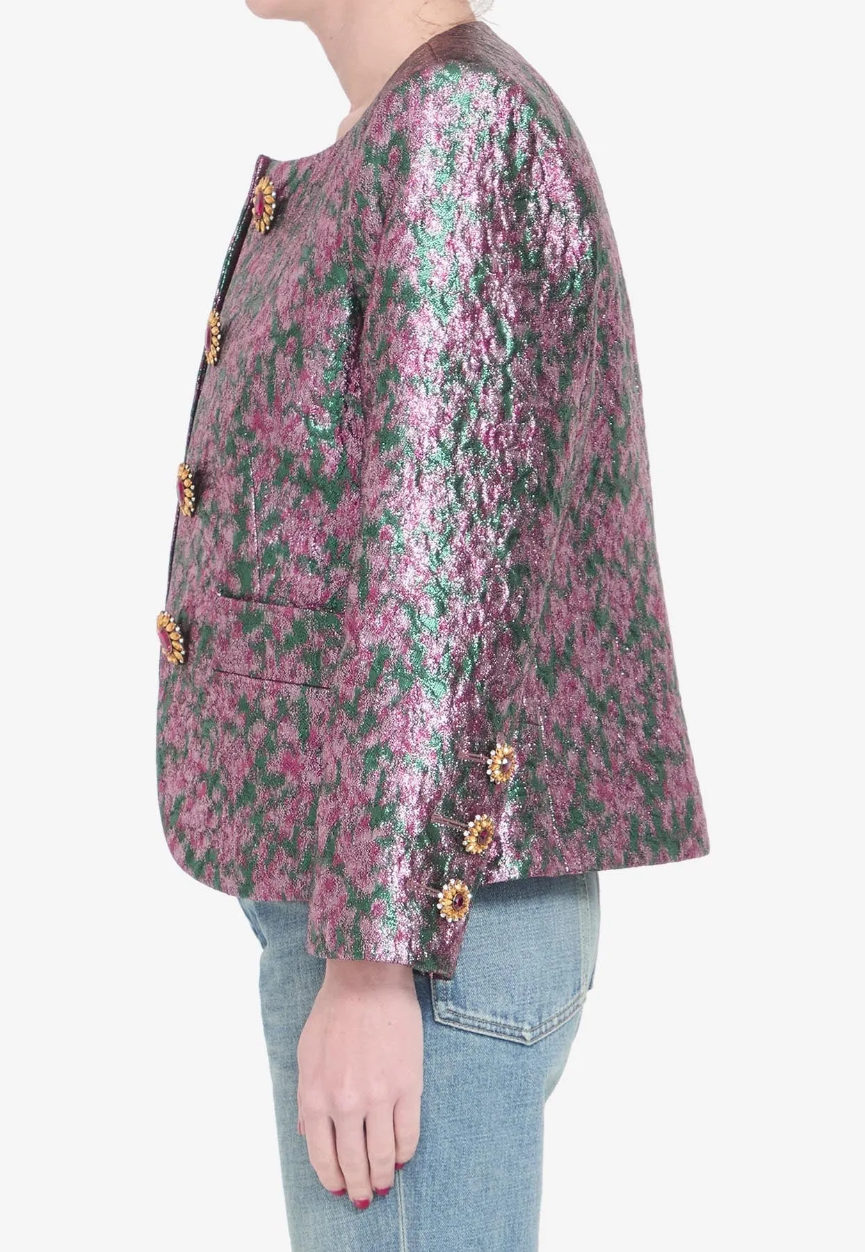 Floral Brocade Jacket
