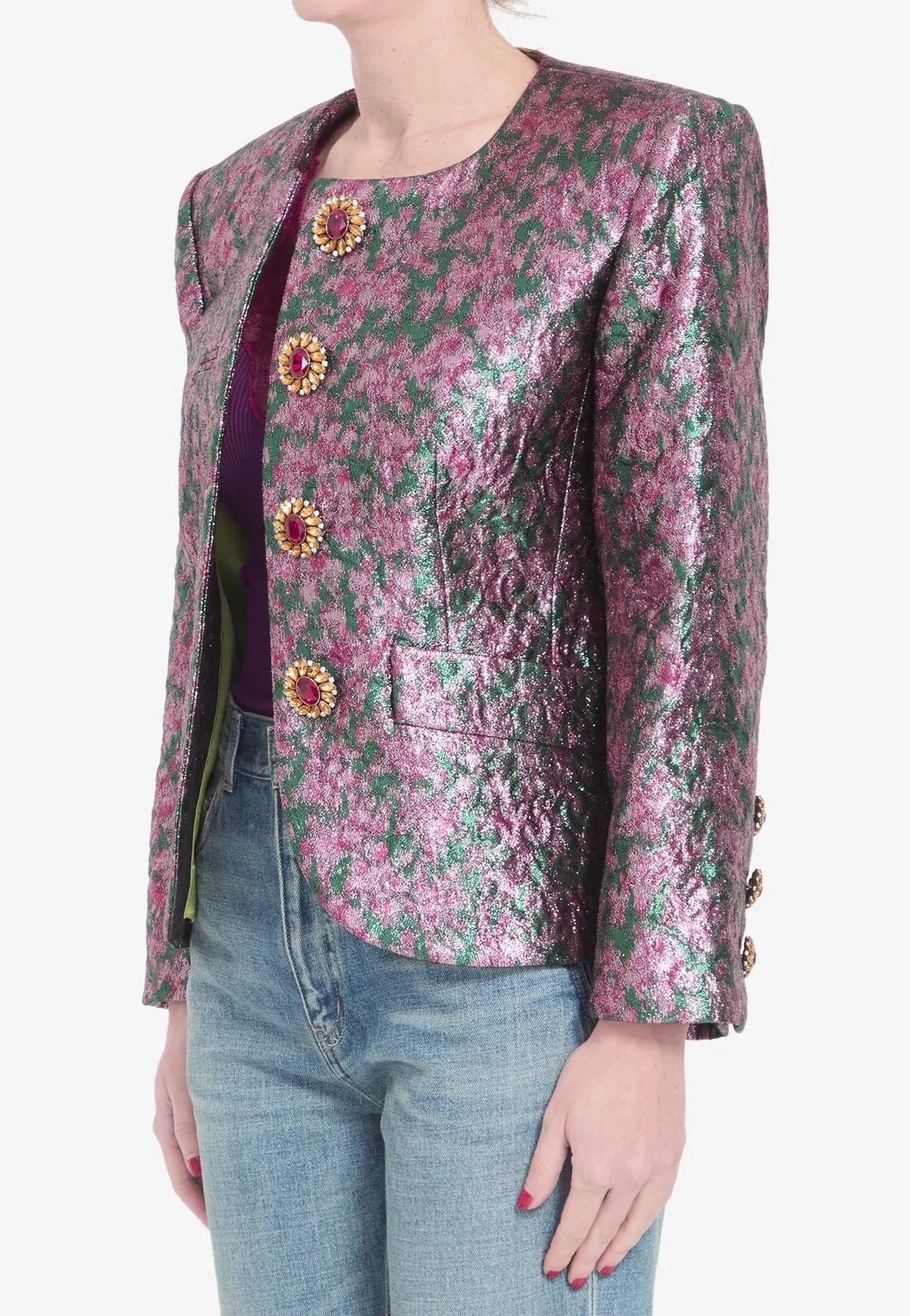 Floral Brocade Jacket