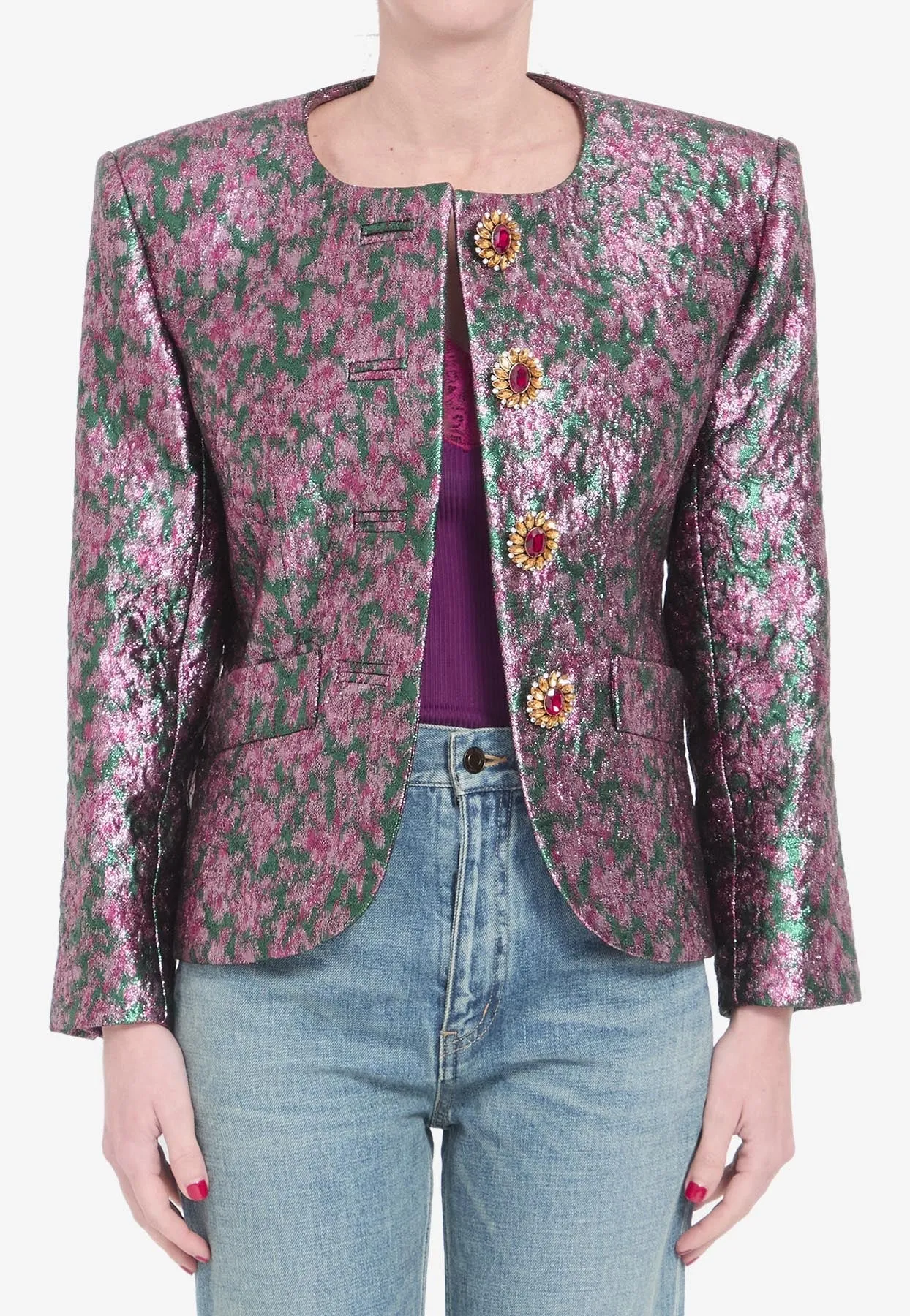 Floral Brocade Jacket