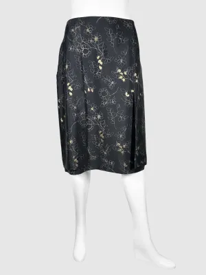 Floral Pleated Midi Skirt