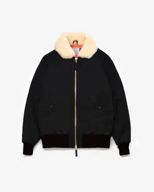 Flyer's Club Jacket - Waxed Canvas Black / Gold