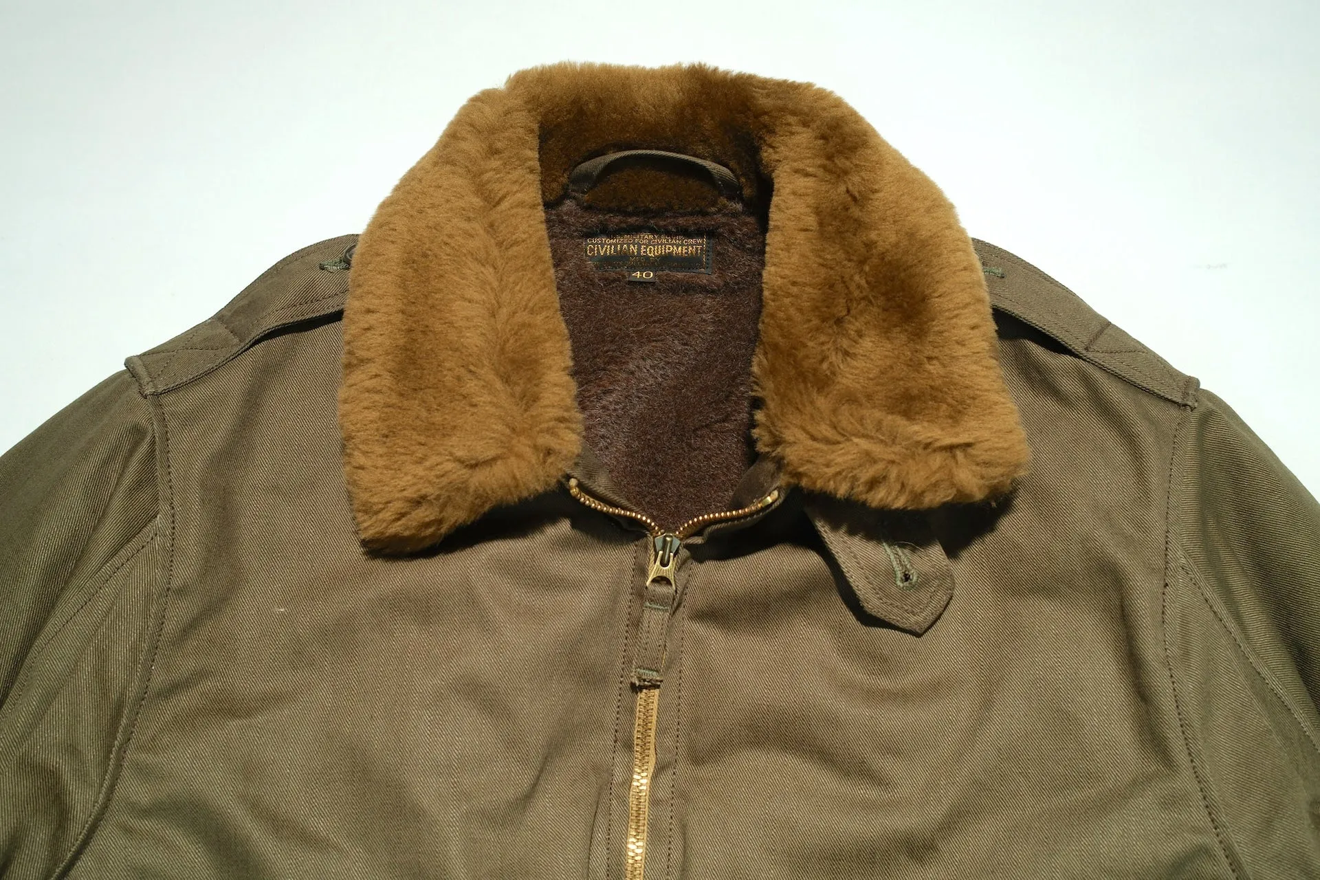 Freewheelers "Type B-10" Civilian Jacket (Dark Olive)