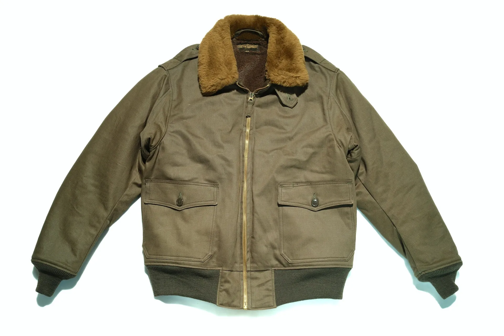 Freewheelers "Type B-10" Civilian Jacket (Dark Olive)