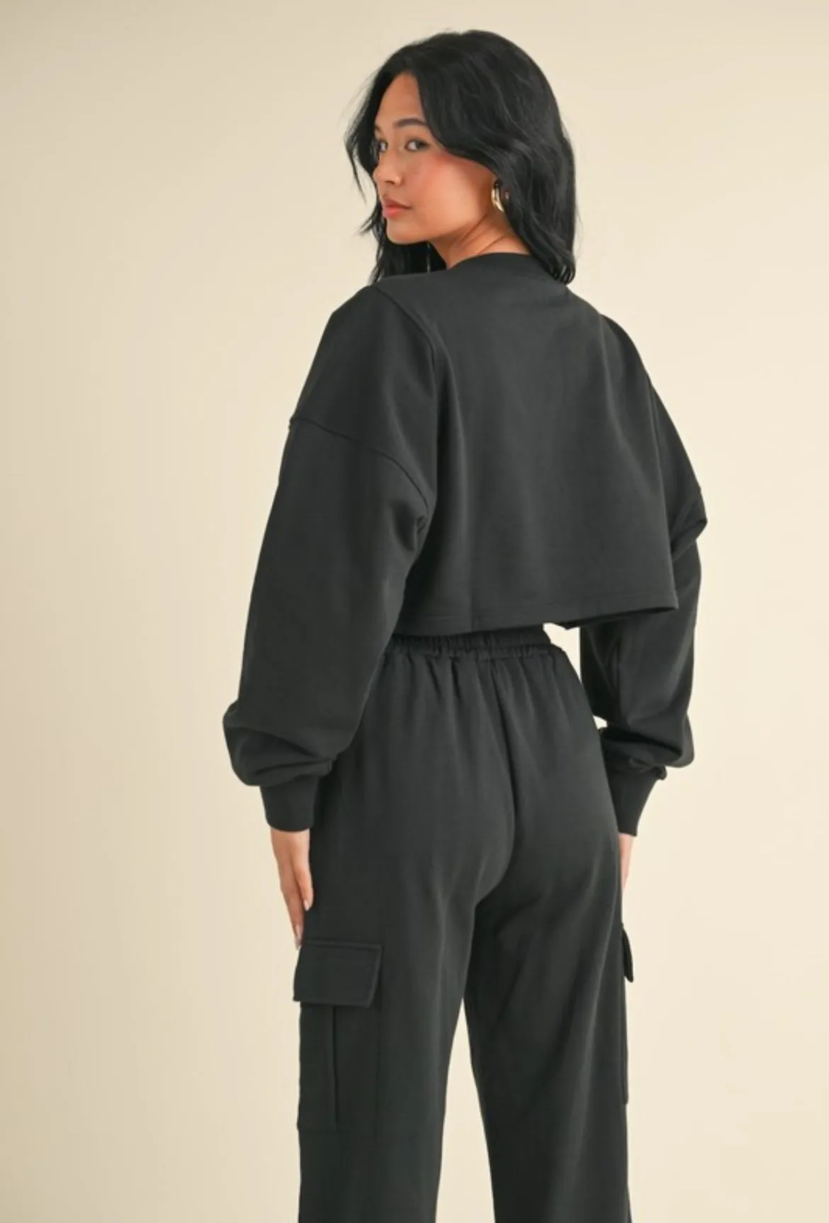FT Oversized Crop Sweatshirt