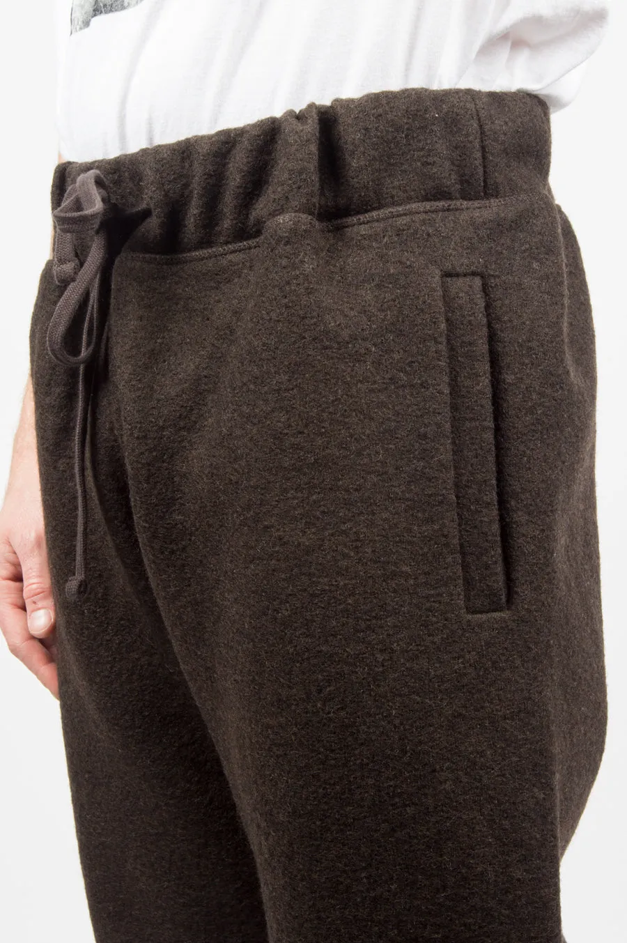 FUTUR WOOL PANTS BROWN
