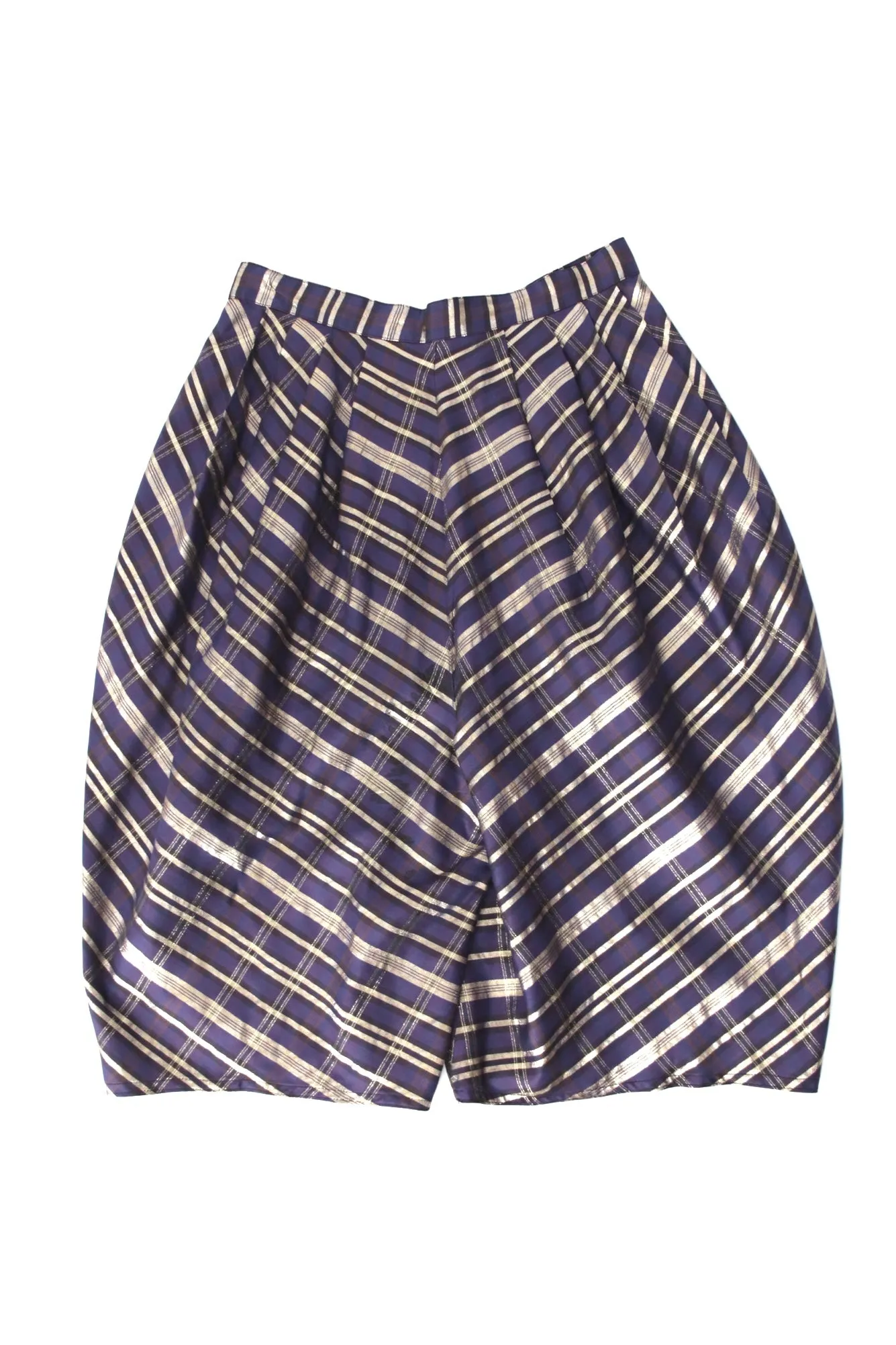 Gianni Versace Metallic Tartan Pant Set