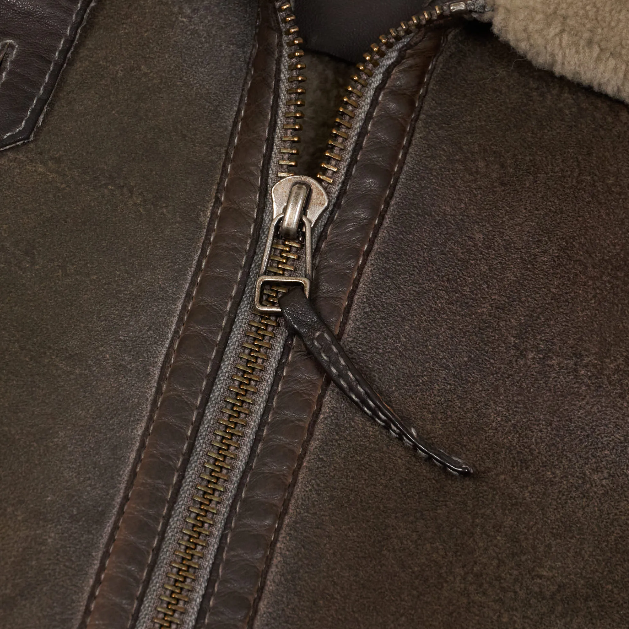 Gimo's Lambskin B-3 Bomber Leather Jacket