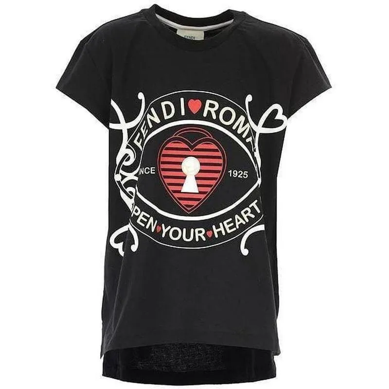 Girls Black T-Shirt