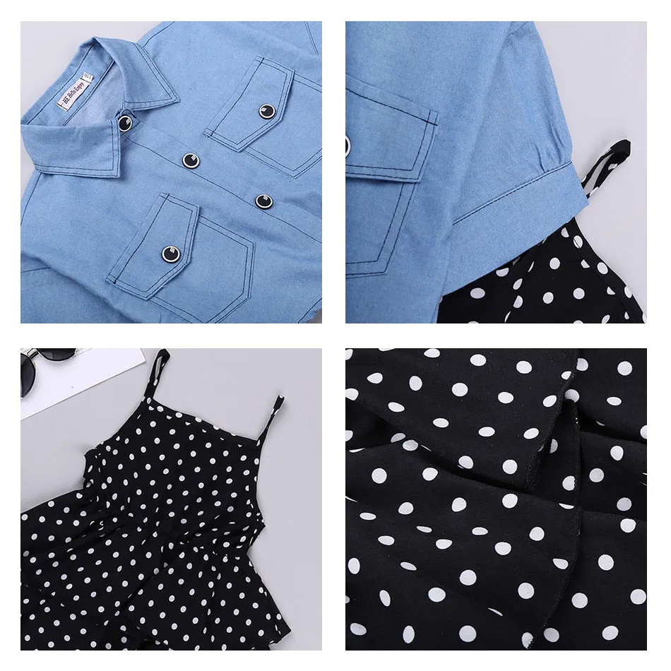 Girls Sets -Clothing for Children Dress Suits