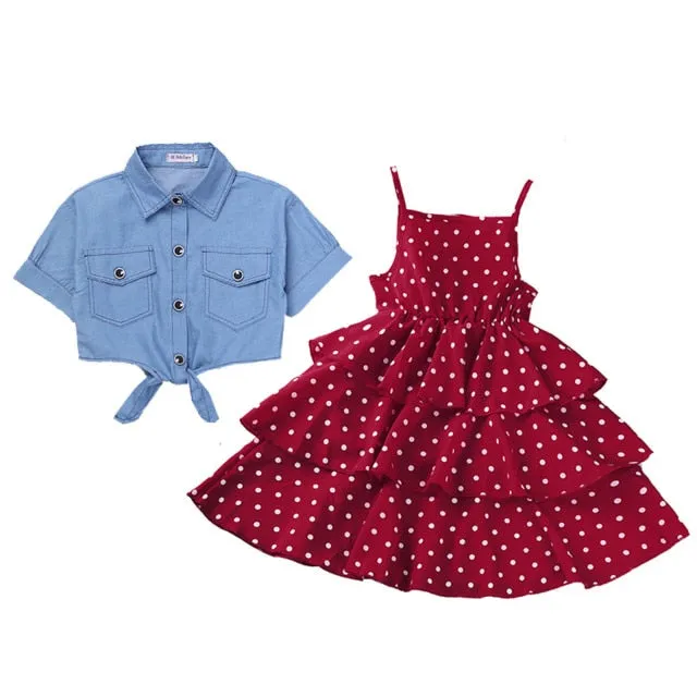 Girls Sets -Clothing for Children Dress Suits
