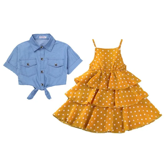 Girls Sets -Clothing for Children Dress Suits