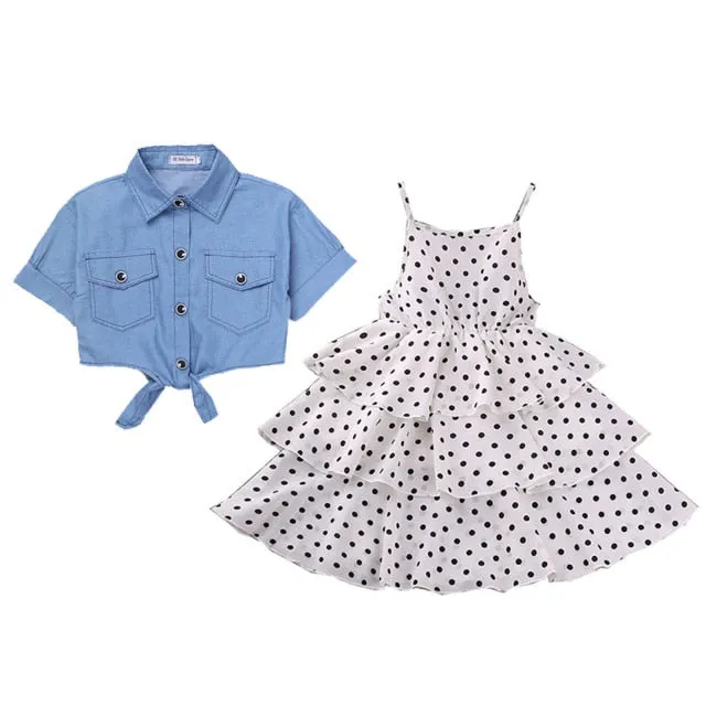 Girls Sets -Clothing for Children Dress Suits
