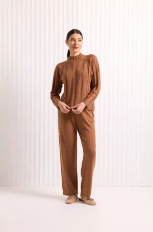GODDESS PANT - CARAMEL