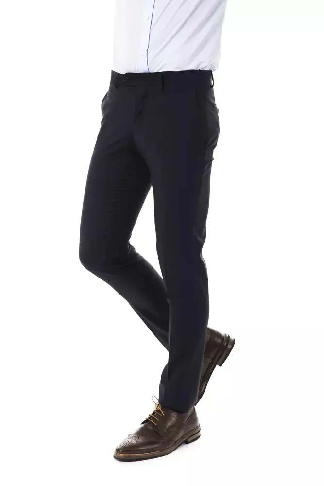 Gray Wool Men's Pant