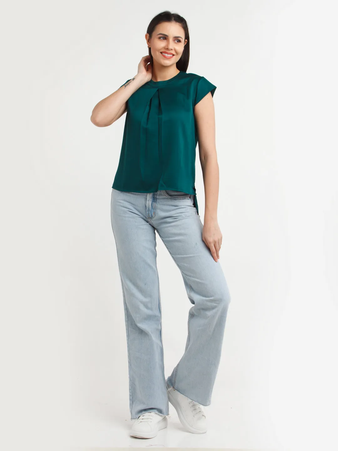 Green Solid Top