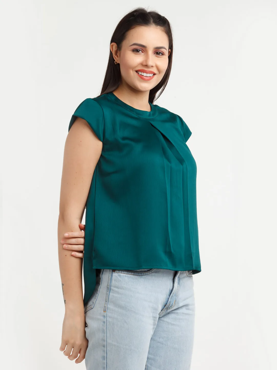 Green Solid Top
