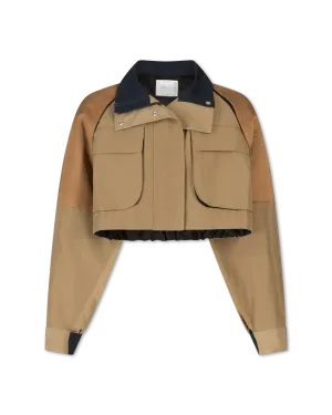 Grosgrain Mix Cropped Jacket