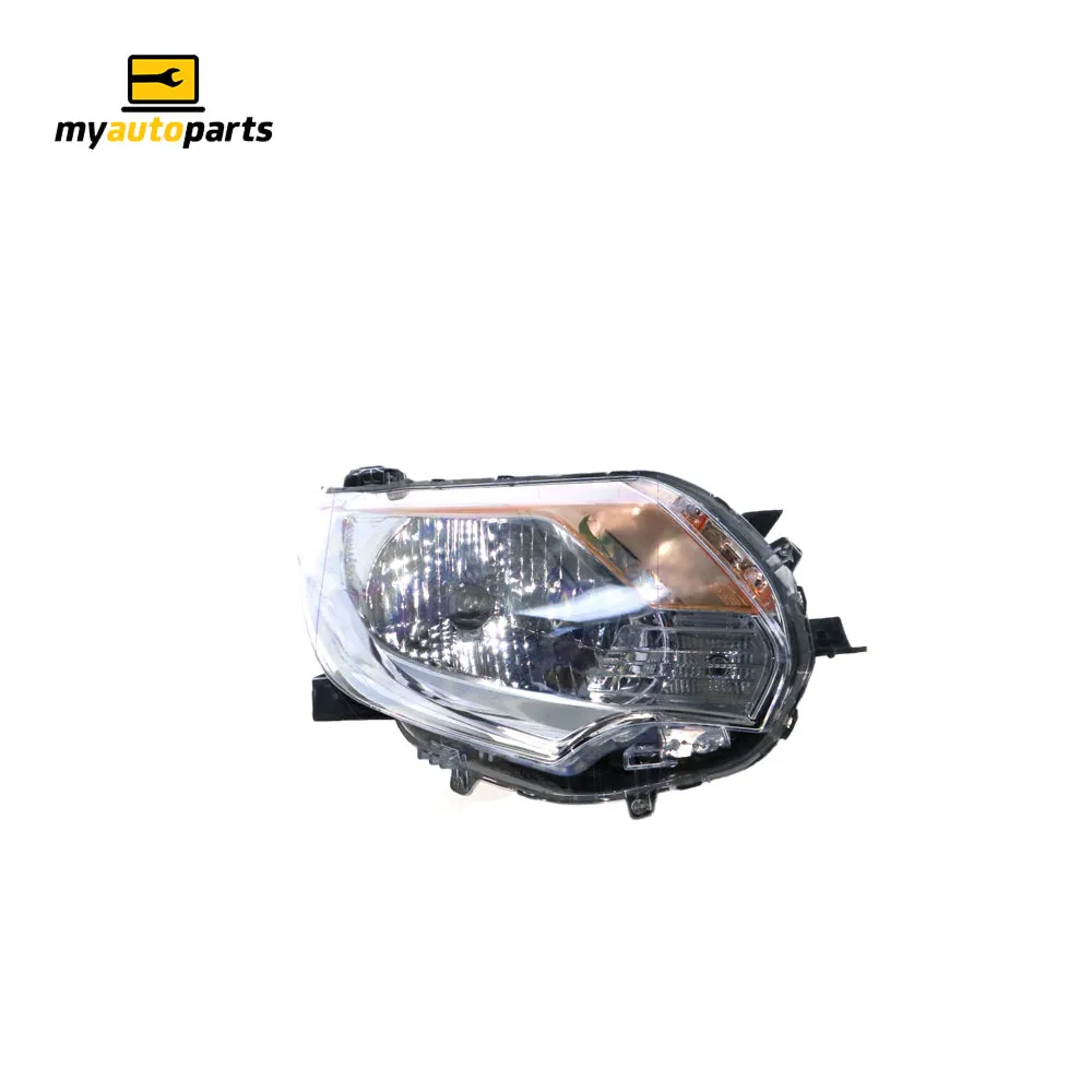 Halogen Head Lamp Drivers Side Certified Suits Mitsubishi Triton MQ GLX 2015 to 2016