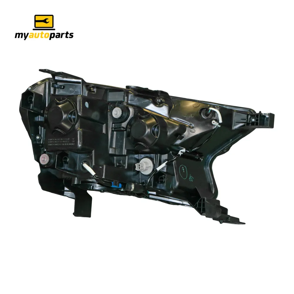 Halogen Head Lamp Passenger Side Genuine Suits Ford Ranger PX 2018 On