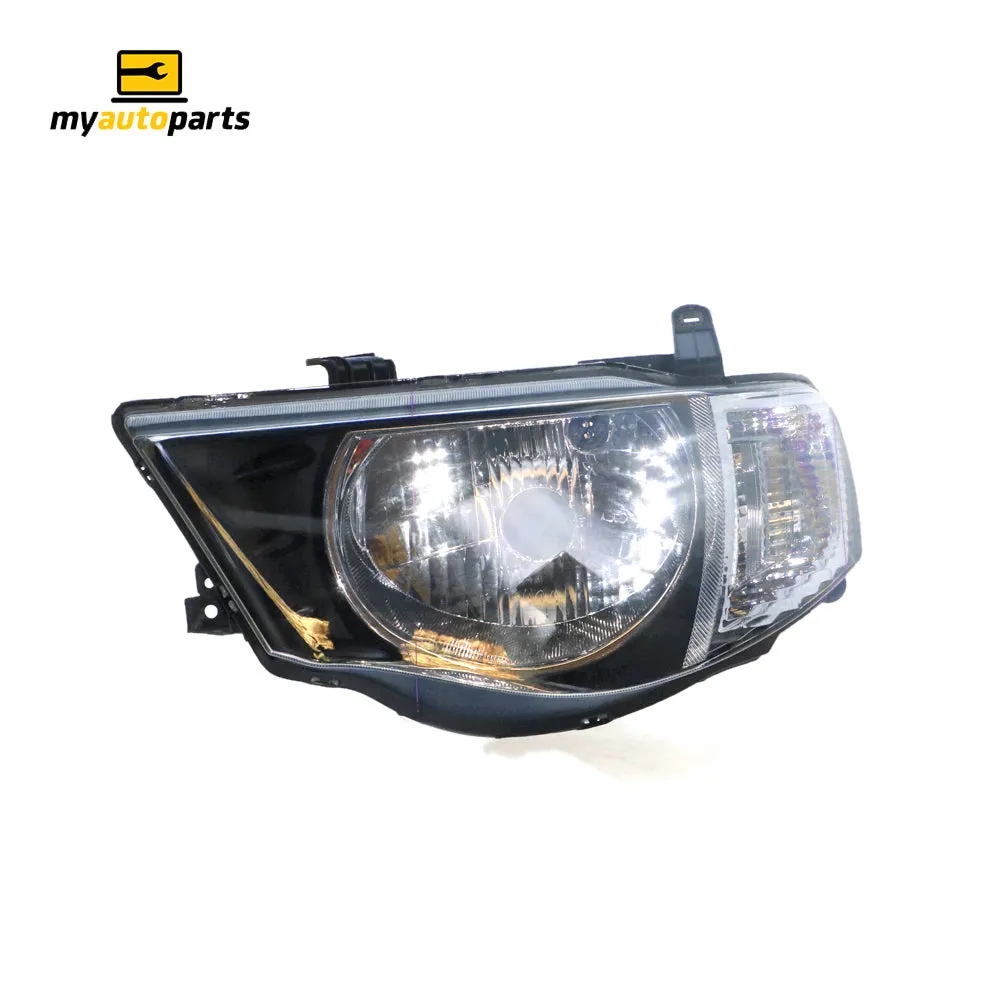 Head Lamp Passenger Side Certified Suits Mitsubishi Triton MN 2009 to 2015