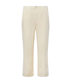 Henderson High Rise Crop Wide Leg in Oat