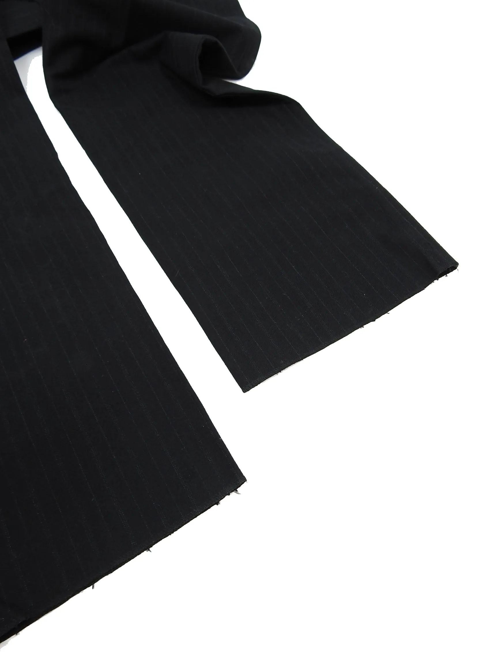 Hermes Black Striped Pants Size 34
