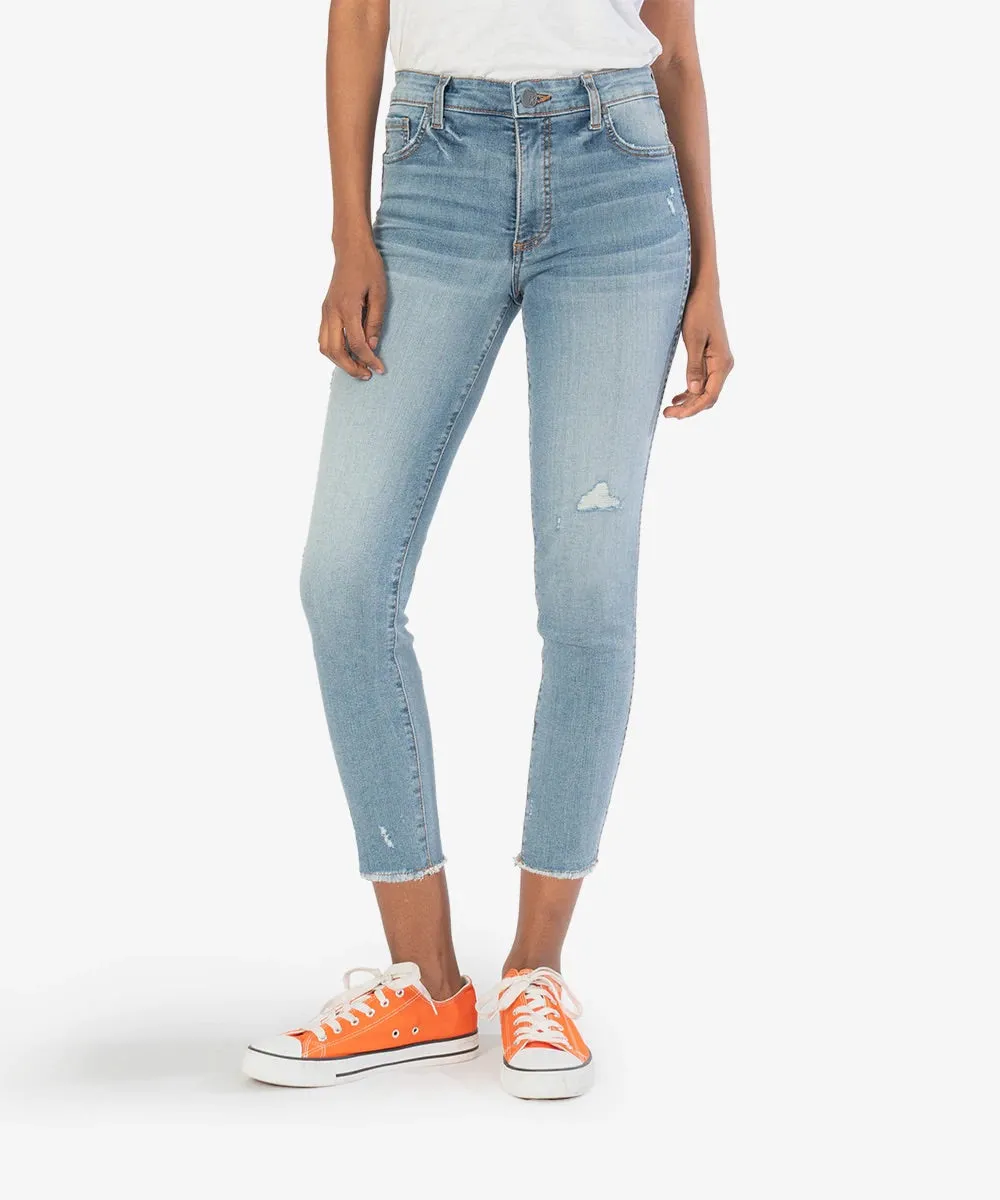 High Rise Connie Crop - Thinker Wash FINAL SALE