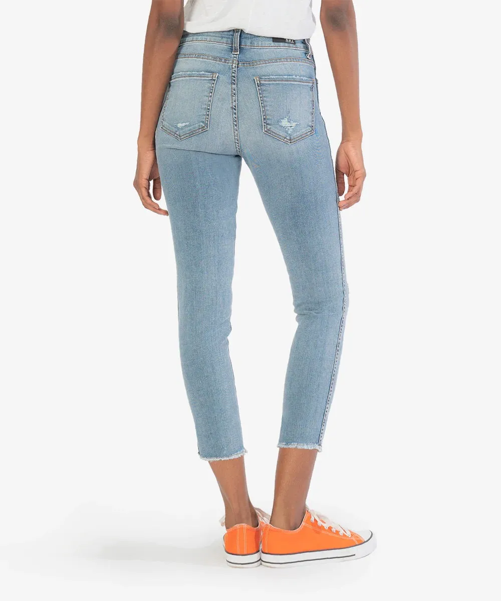 High Rise Connie Crop - Thinker Wash FINAL SALE
