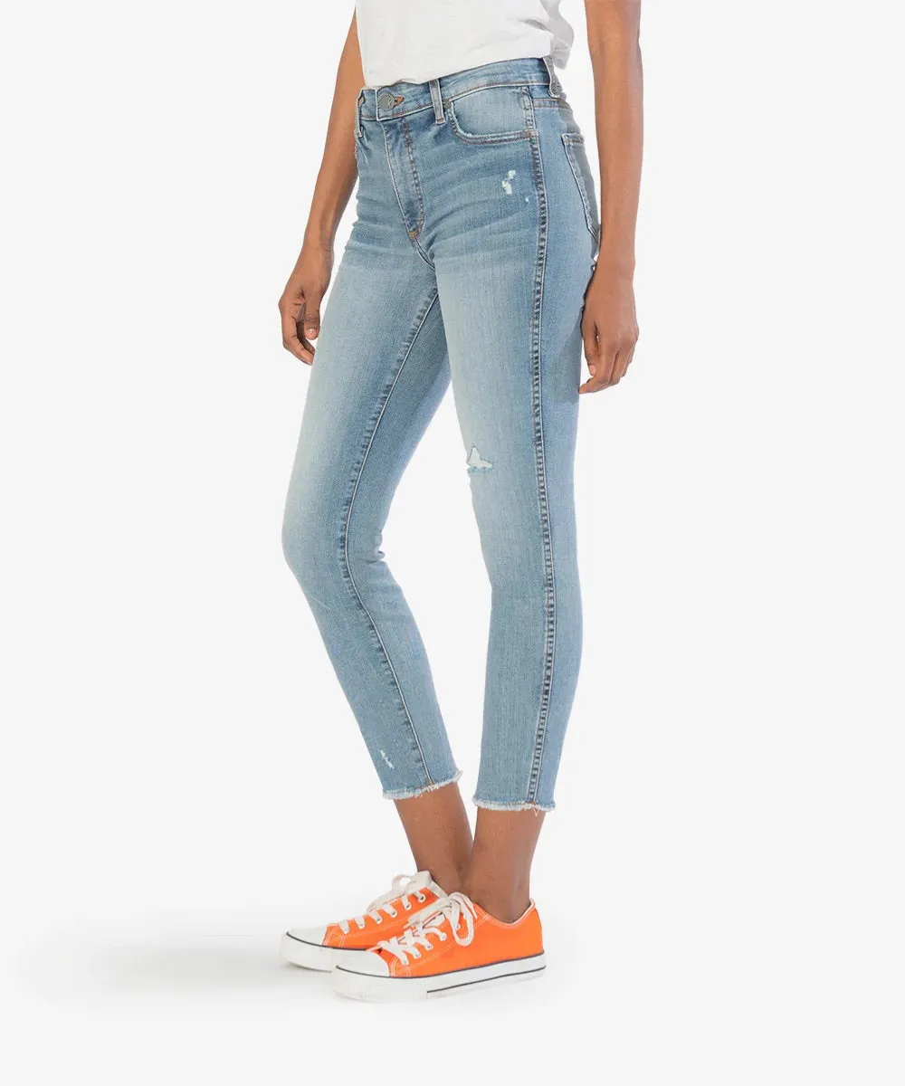High Rise Connie Crop - Thinker Wash FINAL SALE
