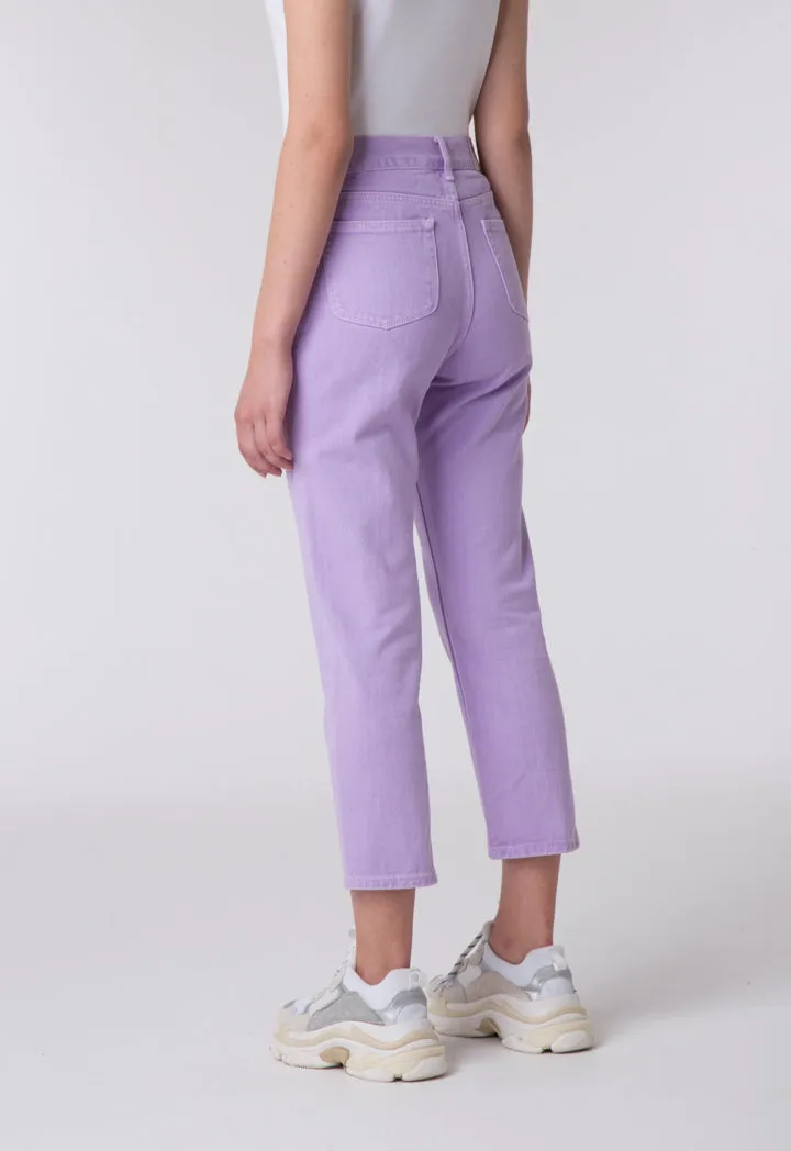 High Waist Cropped Bootcut Pants