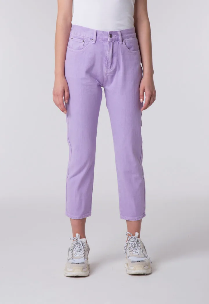 High Waist Cropped Bootcut Pants