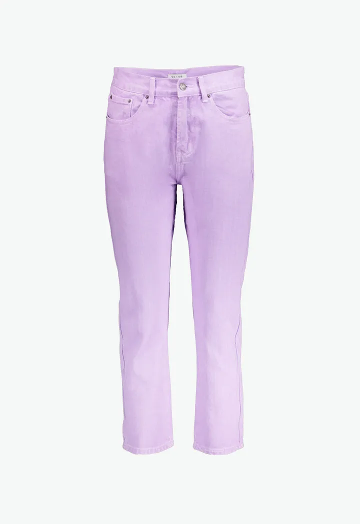 High Waist Cropped Bootcut Pants
