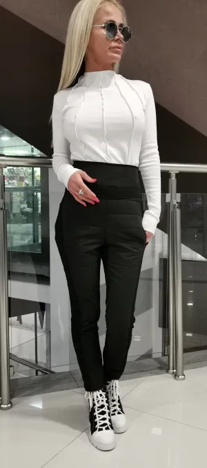 High Waist Trousers/Trapped Pants/Slim FittedPants/Trapped Pants/Extravagant Trousers/Avant-garde Pants/Designer Pants