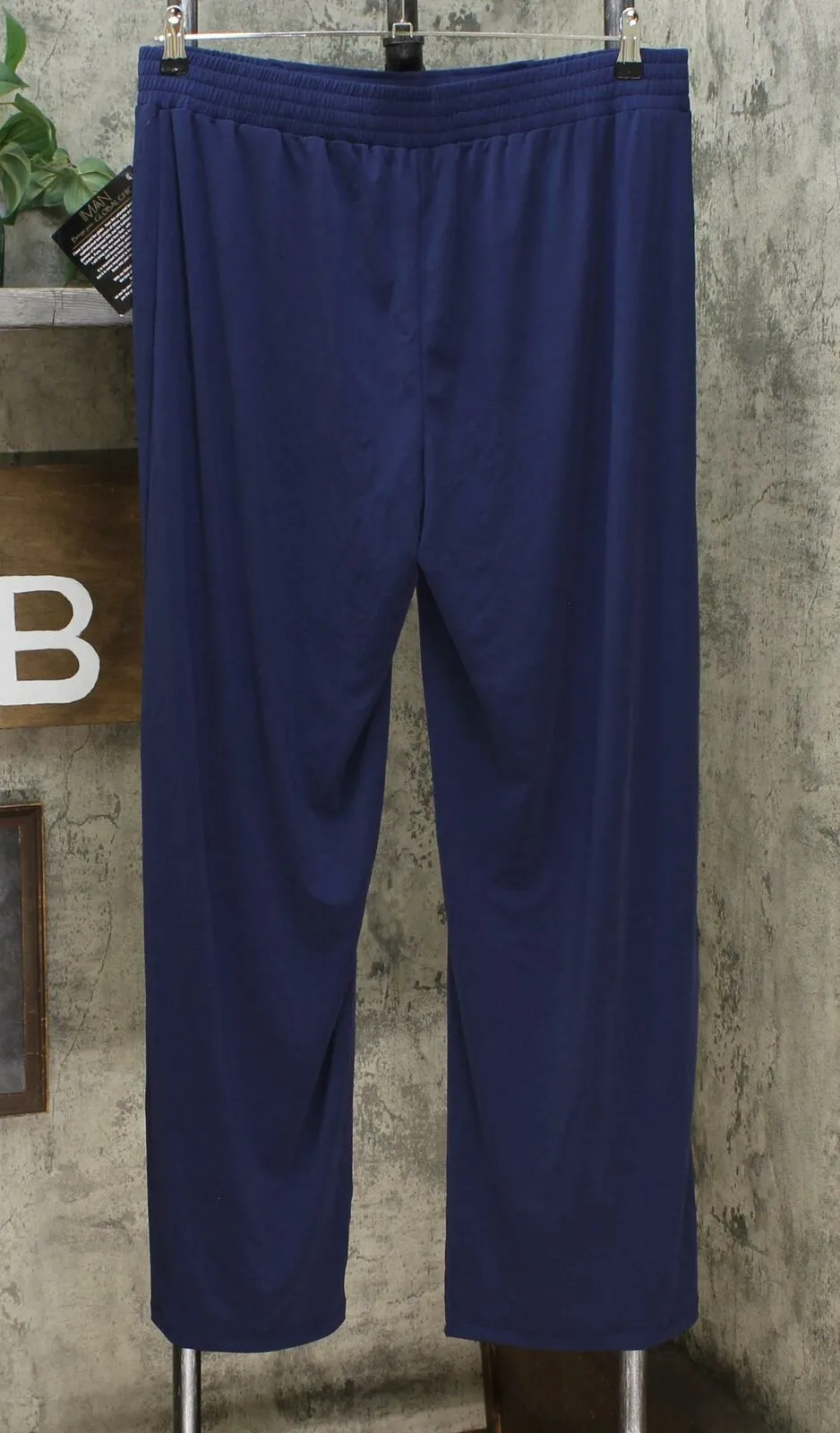 IMAN Women's 2 Pairs Global Chic Luxury Resort Palazzo Pants