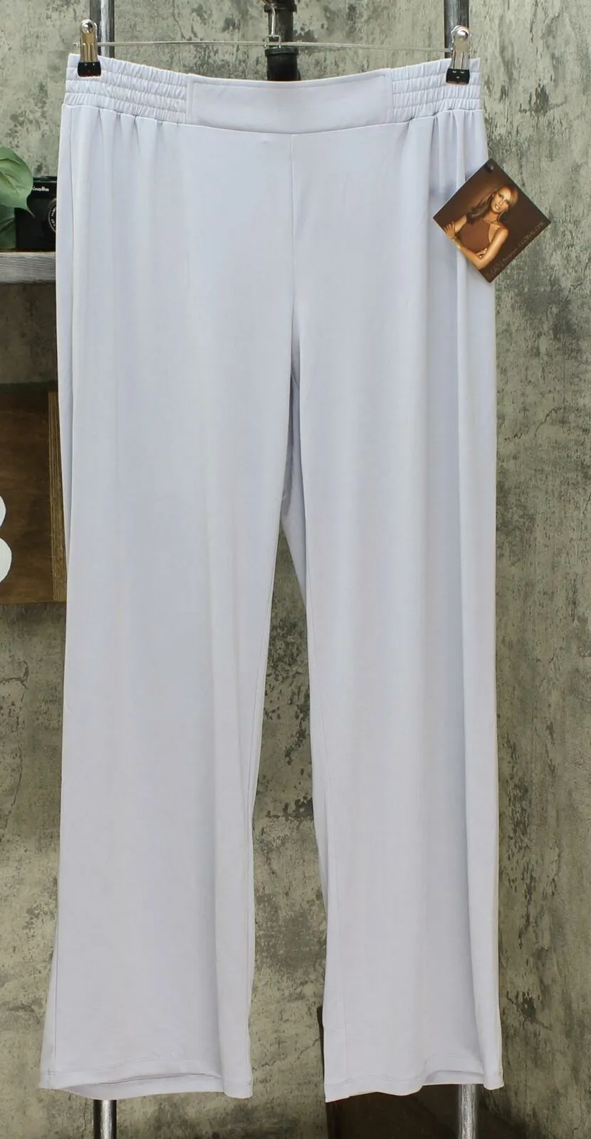 IMAN Women's 2 Pairs Global Chic Luxury Resort Palazzo Pants