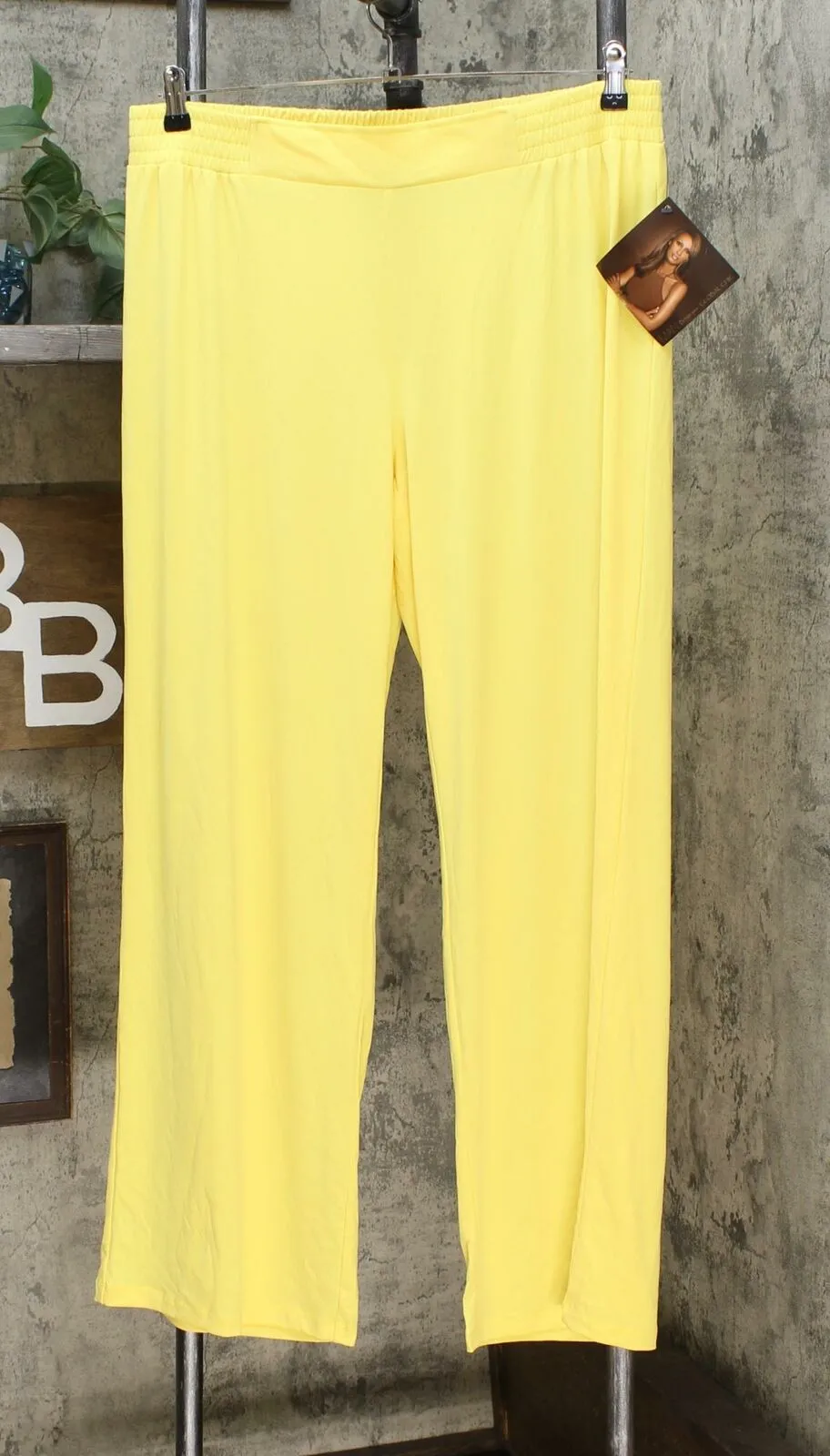 IMAN Women's 2 Pairs Global Chic Luxury Resort Palazzo Pants
