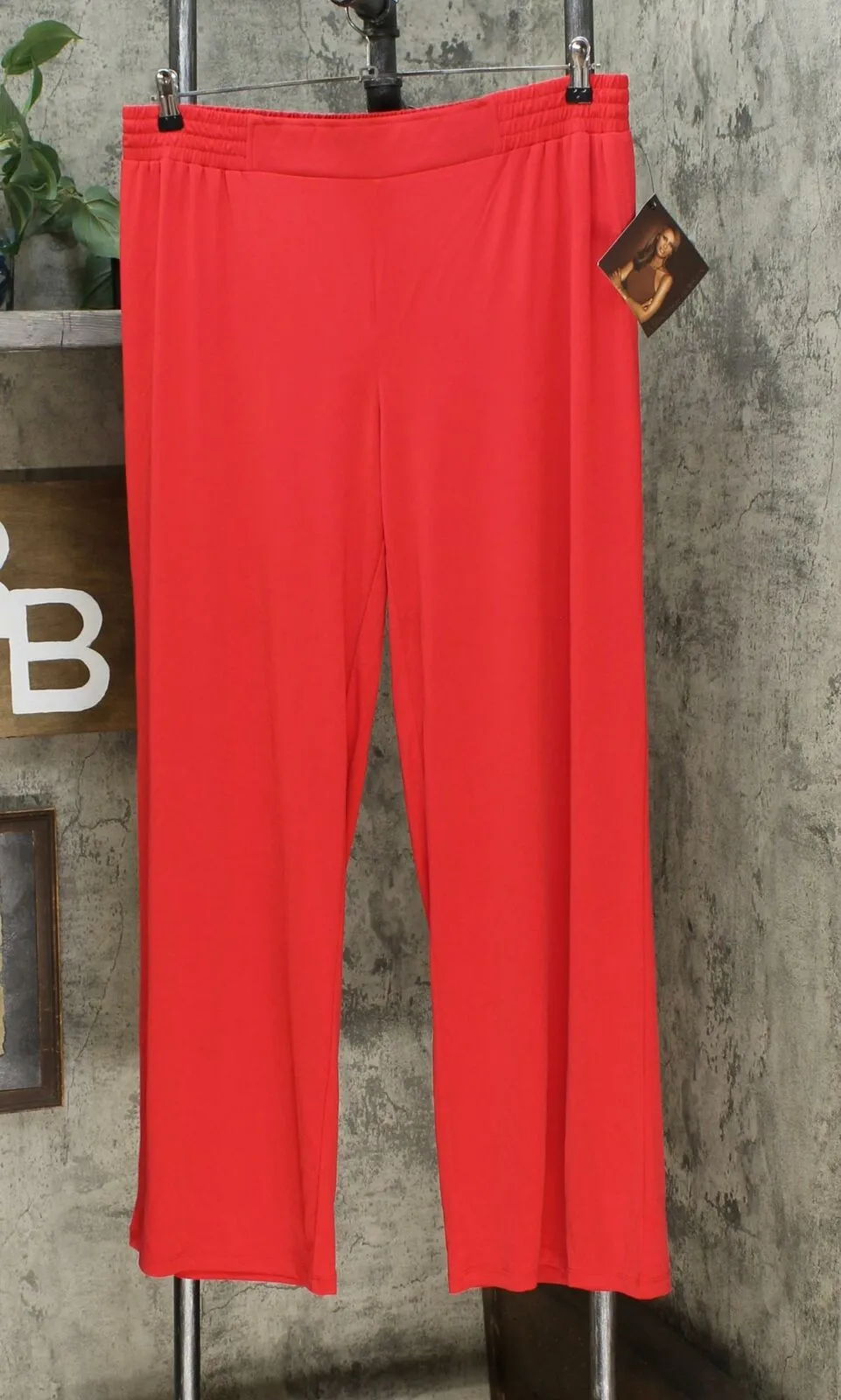 IMAN Women's 2 Pairs Global Chic Luxury Resort Palazzo Pants
