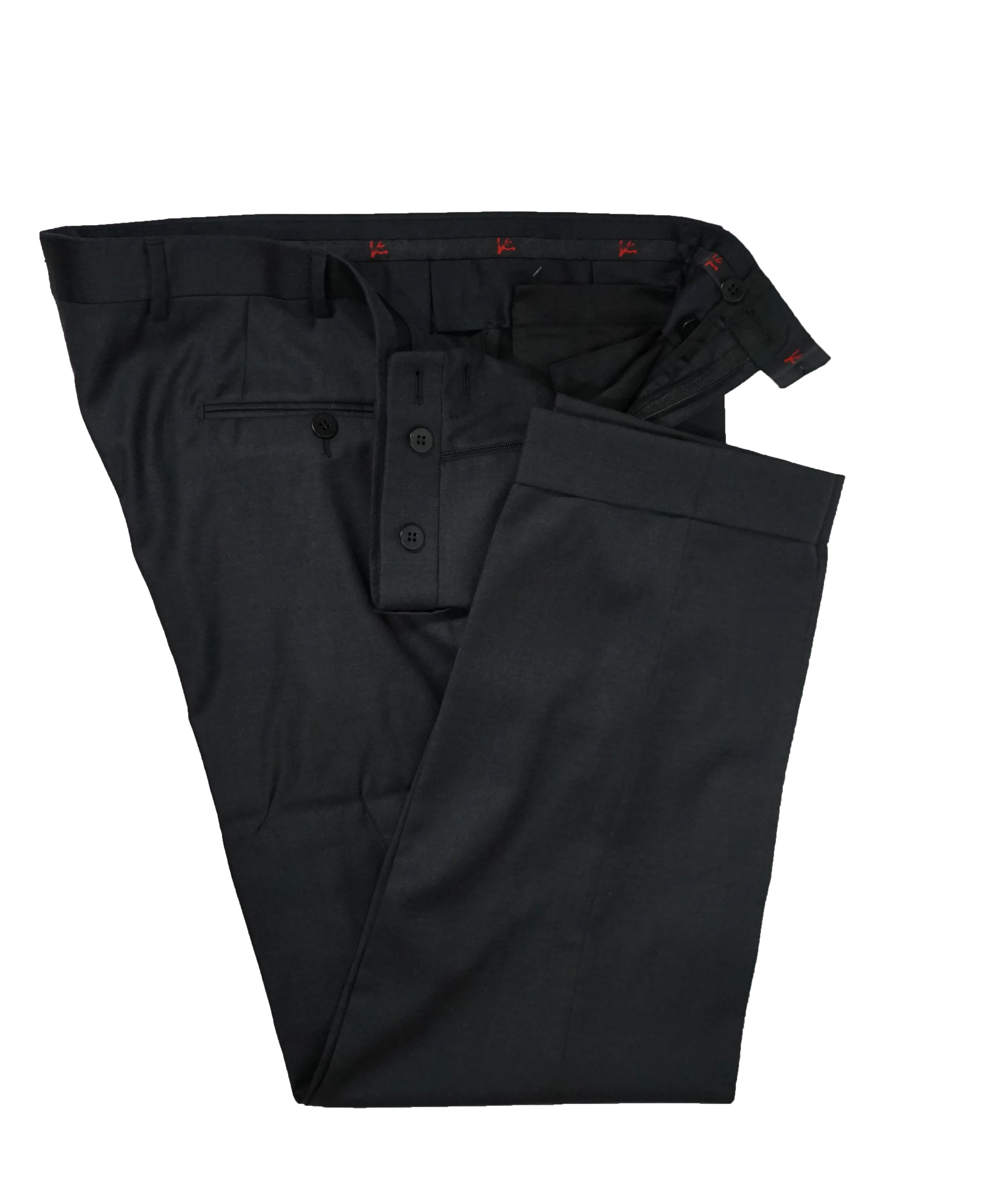 ISAIA - Aquaspider 160’s "Nuova Base S” Charcoal 2-Button Suit - 44R