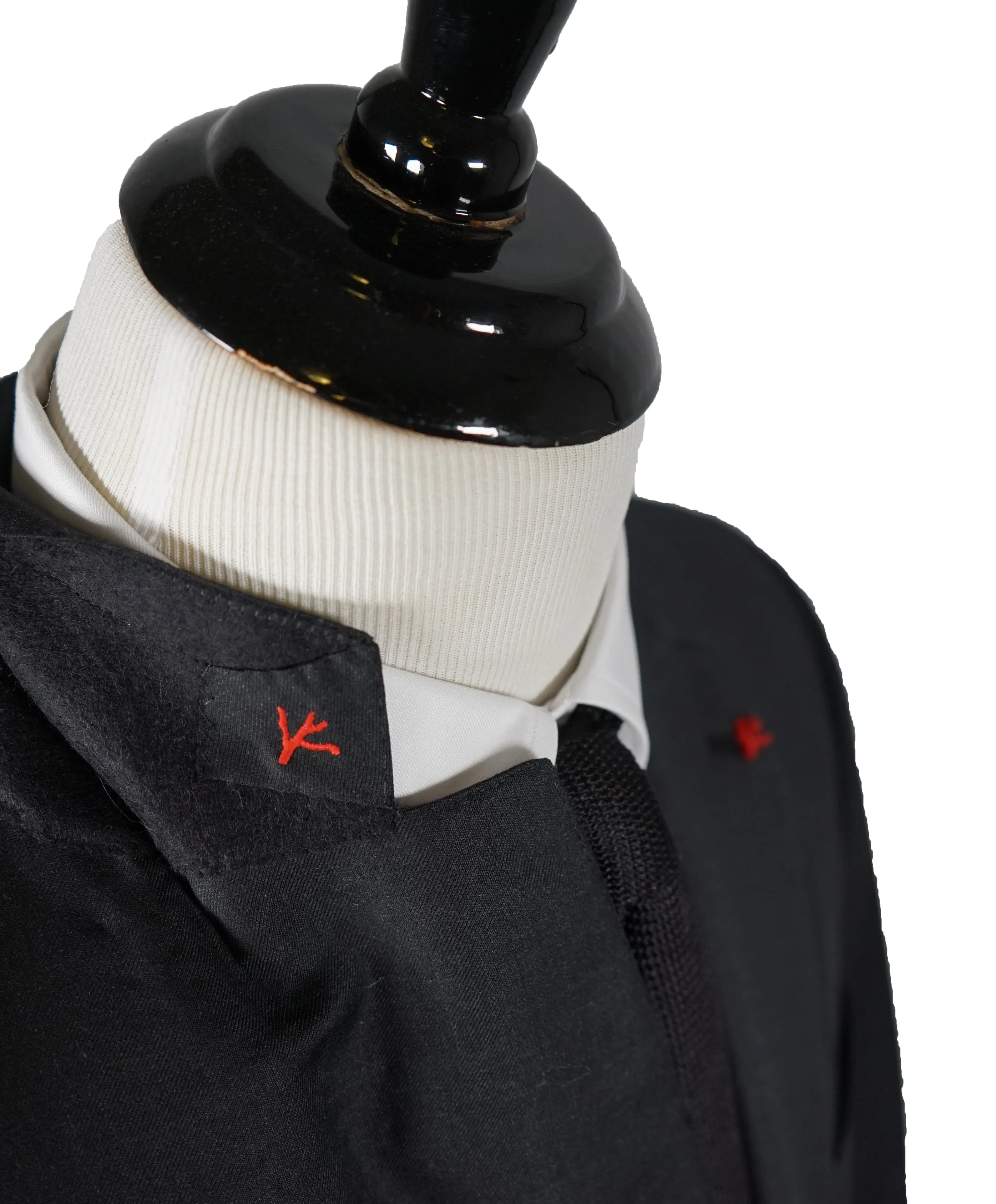 ISAIA - Aquaspider 160’s "Nuova Base S” Charcoal 2-Button Suit - 44R